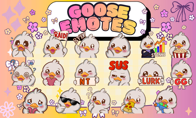 make cute custom twitch emotes or subbadges