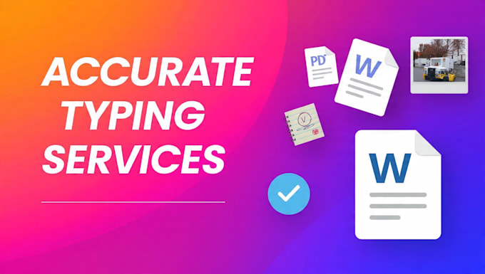 do fast typing and data entry service