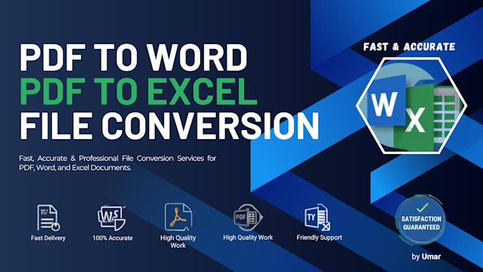 do convert PDF to excel, word, doc and file conversion