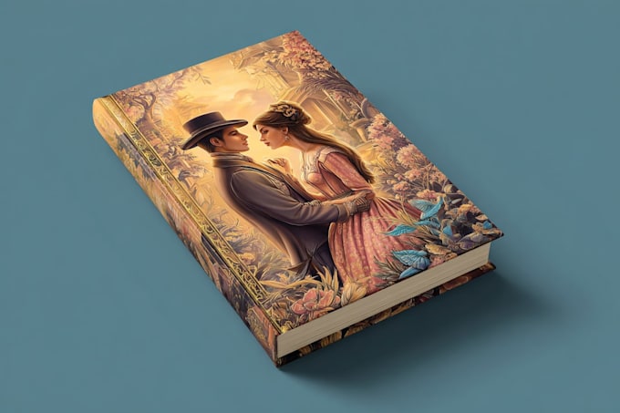 design a romance or erotica book cover