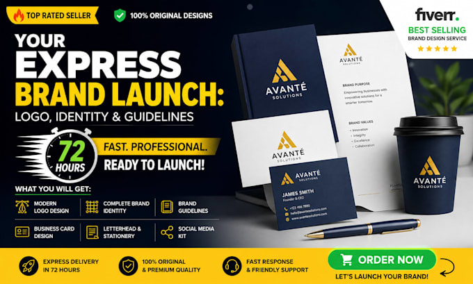 do your express brand launch, logo, identity, and guidelines