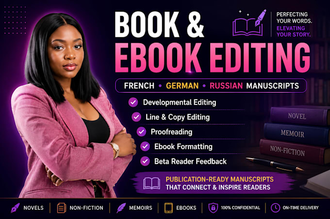developmental edit your nonfiction, self help book, or memoir manuscript