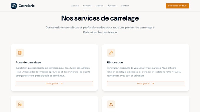 création de site web