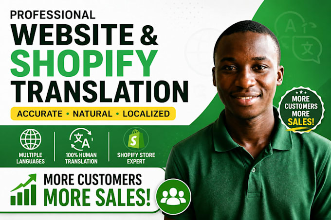 translate and localize your website, shopify store, or ecommerce site
