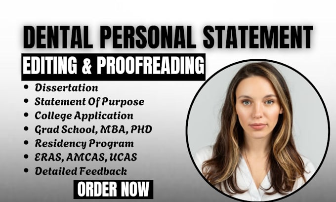 edit your dental school application personal statement eras residency critique