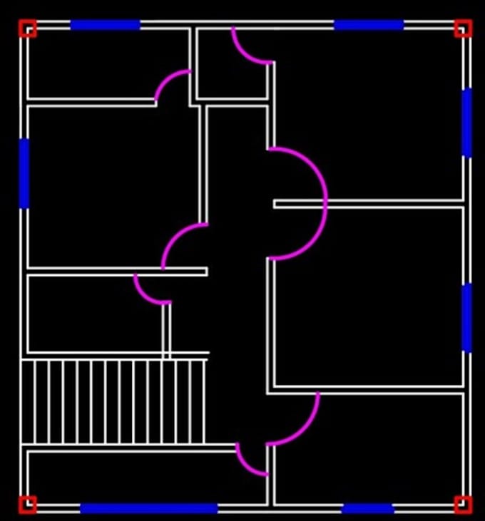 redraw, edit, and modify 2d floor plans in autocad