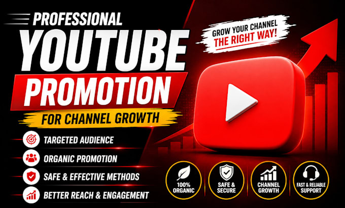 do professional youtube promotion for channel growth