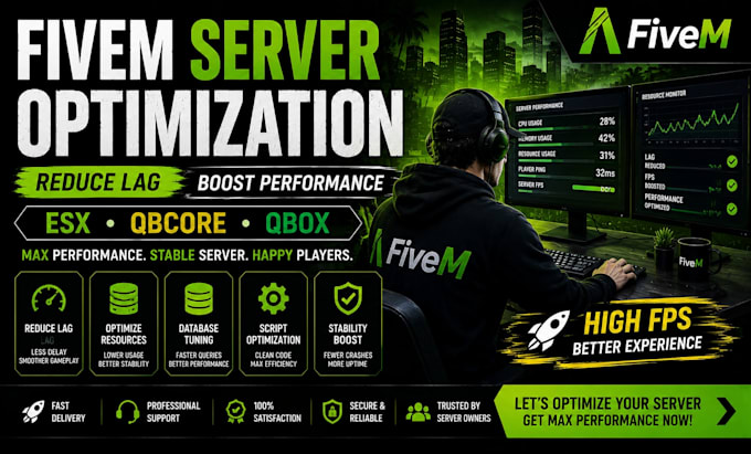 optimize your fivem server and reduce lag better performance