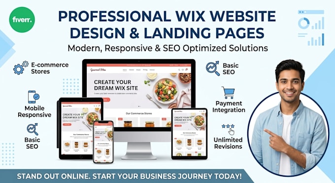 design a professional wix website