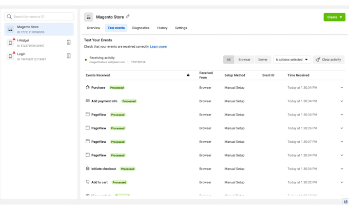 setup meta pixel, conversion API and event tracking