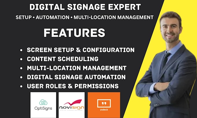 setup cloud based digital signage for multiple business locations