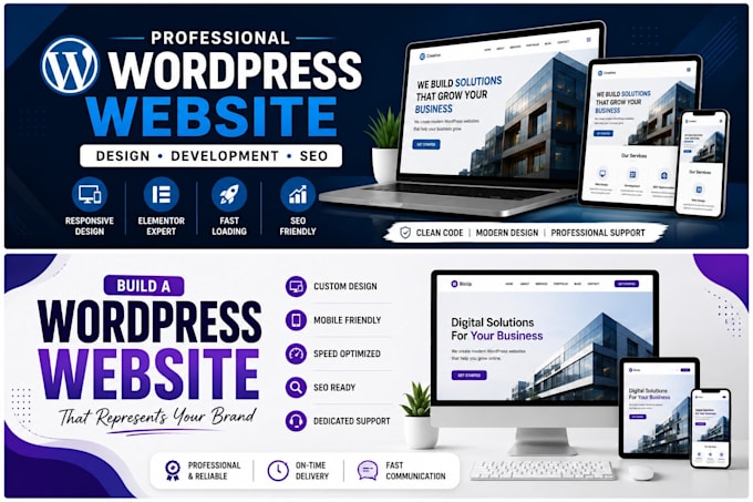 develop a wordpress website