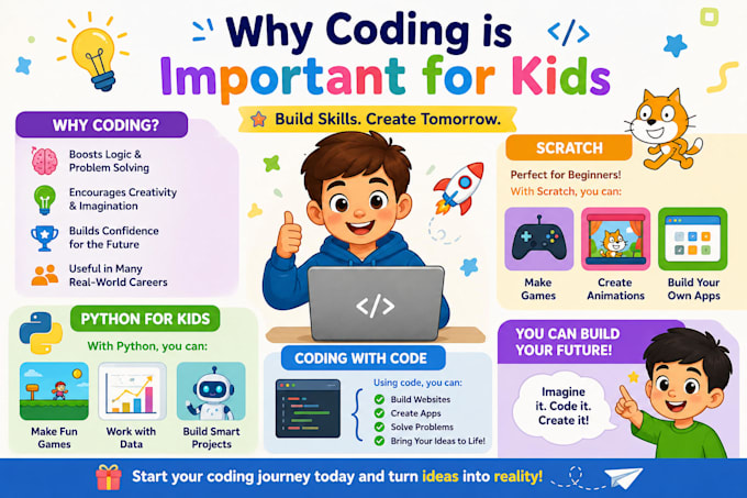 teach coding to kids with scratch, python, and claude