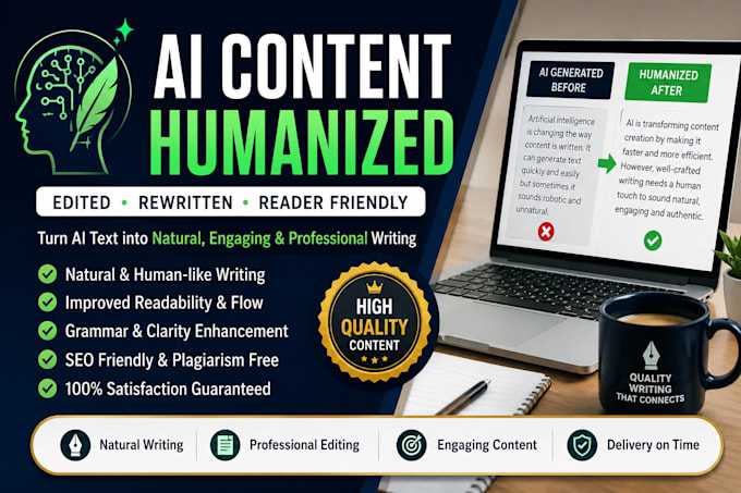 humanize ai content and rewrite it for natural readability