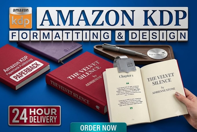 format your book for amazon KDP paperback publishing