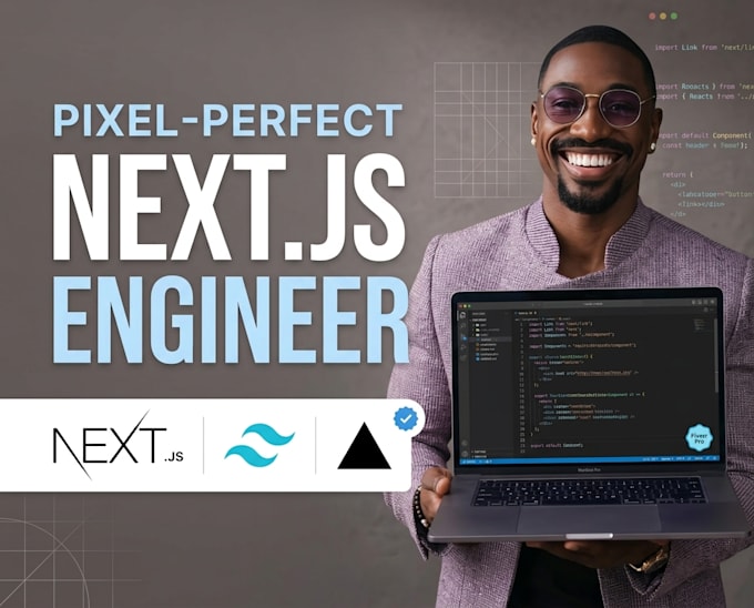 build a premium nextjs front end for your ai saas website or figma
