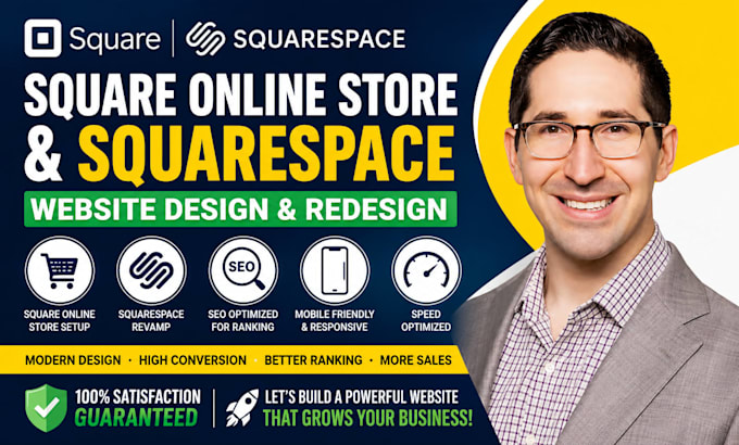 build square website square online squarespace redesign square online store seo