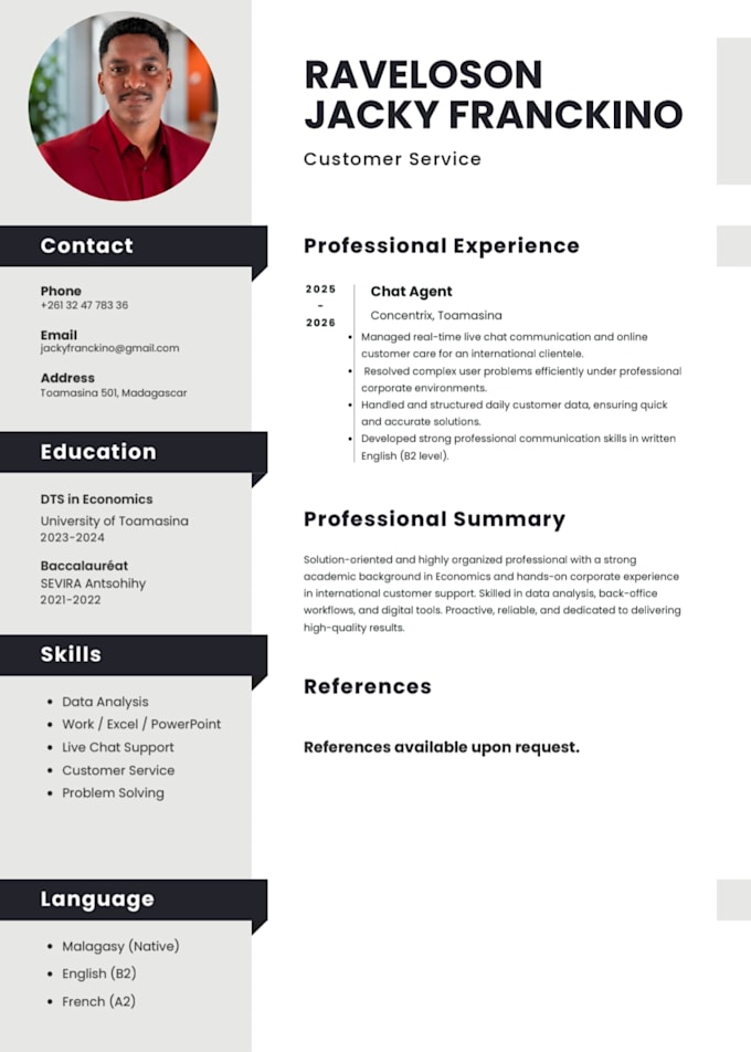 do professional live chat support and customer service