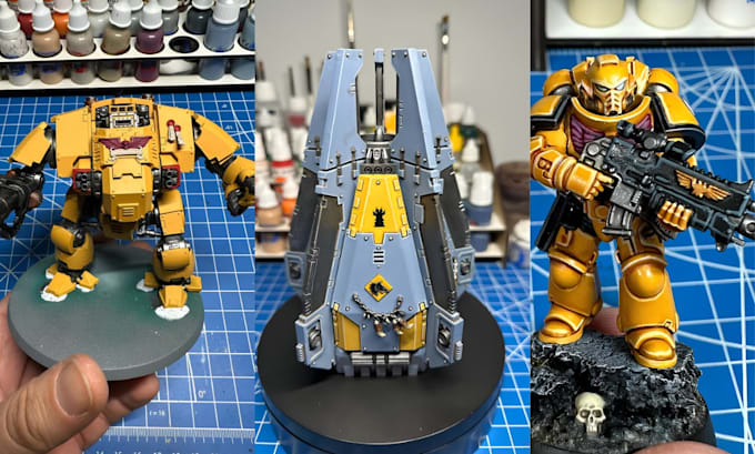3d print and paint warhammer 40k miniature painting figurine tabletop miniatures