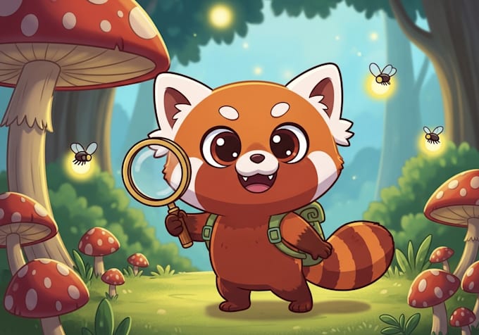 draw cute cartoon character