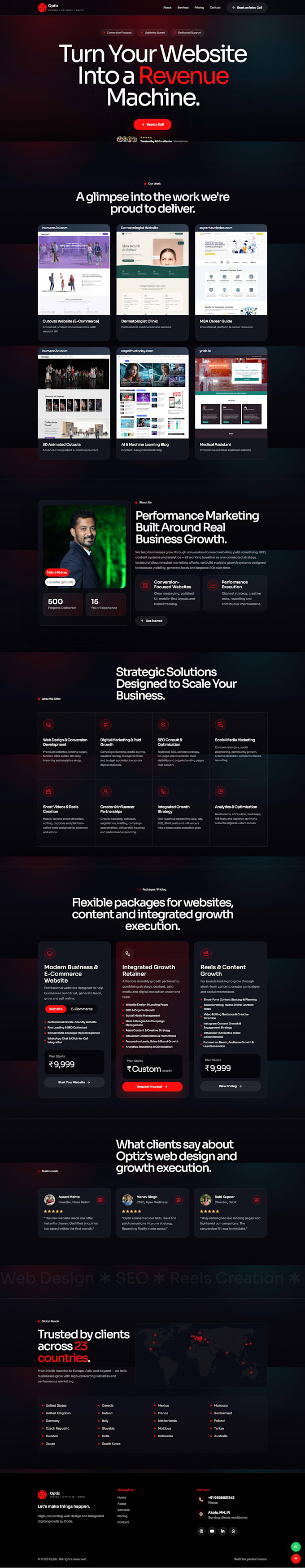 create a lightning fast website with unique design and no maintenance