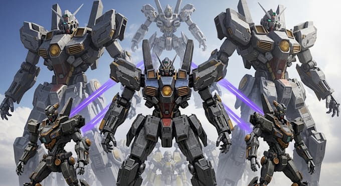 design spectacular robots, cyborgs and mechs