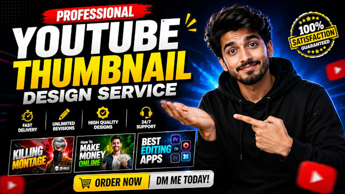 design viral youtube thumbnails for your channel