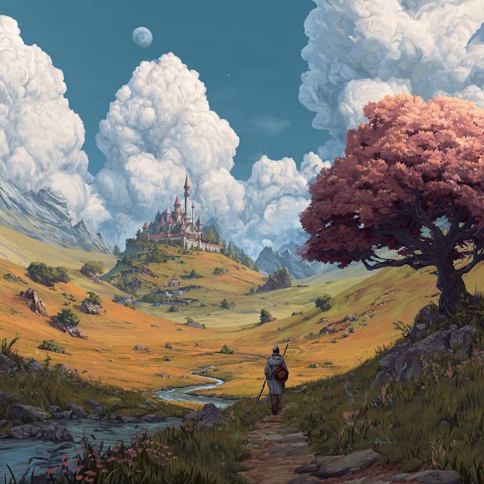 draw your fantasy character illustration