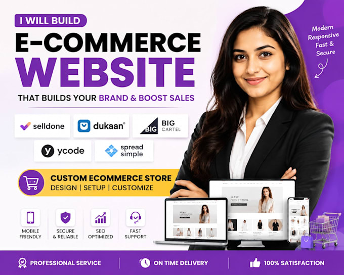 design selldone dukaan big cartel ycode spreadsimple ecommerce website online