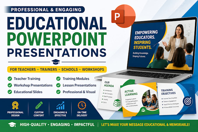 create professional educational powerpoint presentations