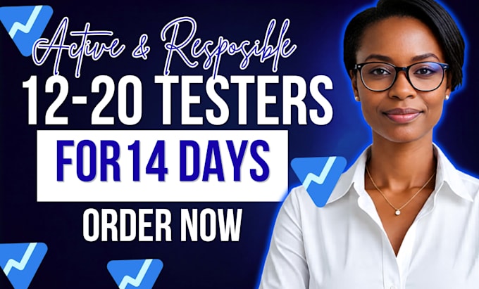 provide 12 to 20 real testers for google play console closed testing for app