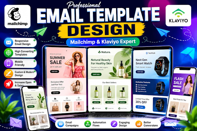be your mailchimp and klaviyo email marketing expert