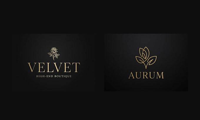 design a minimal luxury logo for your brand