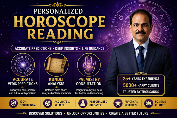 provide personalized vedic horoscope reading