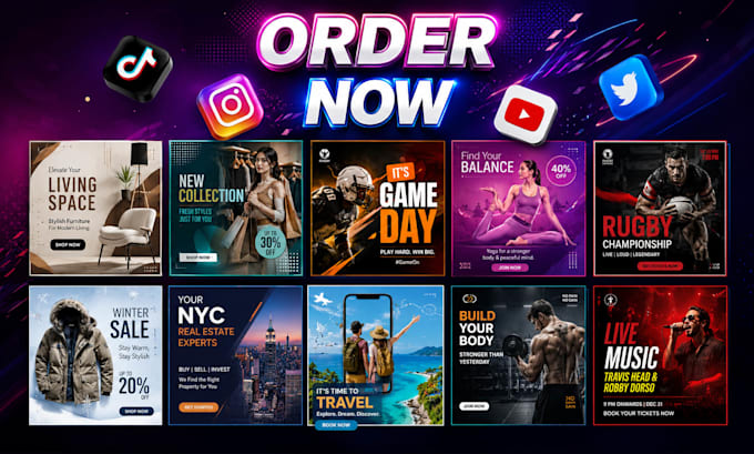 design social media post instagram post facebook post carousel design