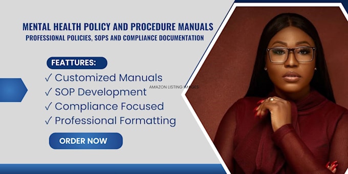 develop policy and procedure manuals