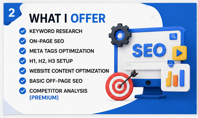 do basic SEO for your website and improve google ranking