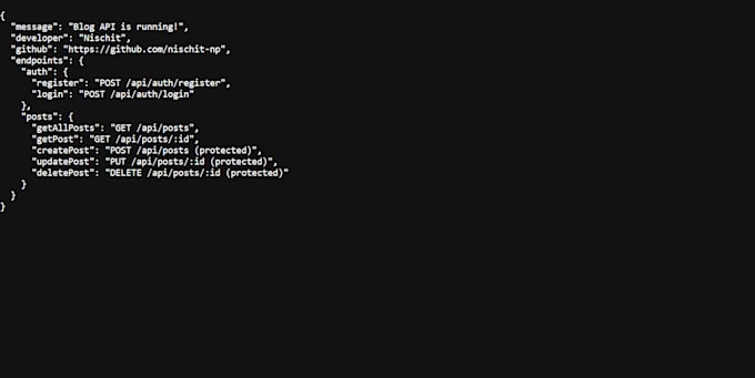 build a rest API with nodejs express and mongodb