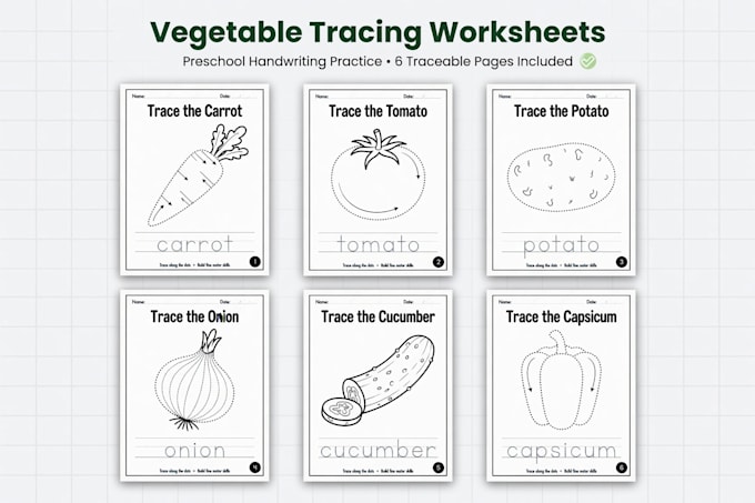 create kids activity and tracing worksheets for amazon KDP