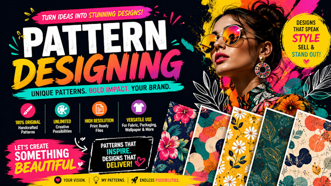 design seamless repeat vector patterns for textile prints