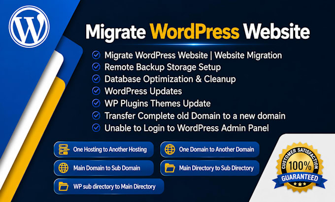 migrate wordpress website to new host wordpress migration domain transfer