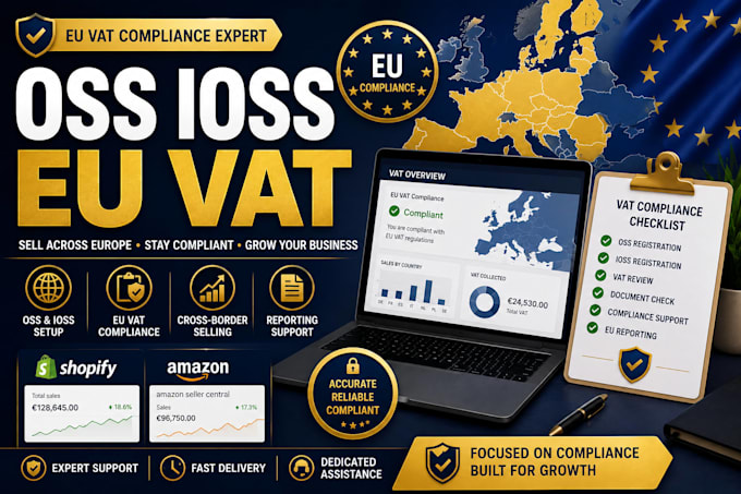 setup oss ioss and eu vat compliance for ecommerce sellers