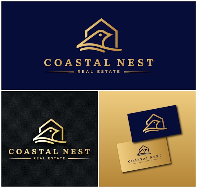 create a modern minimalist professional real estate logo