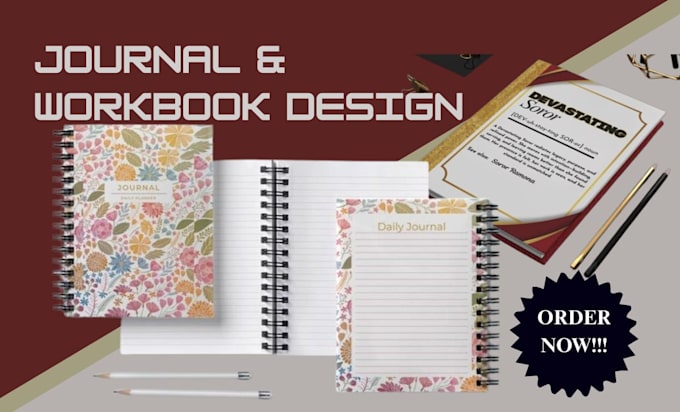 do journal design workbook design planner design fillable PDF lead magnet design