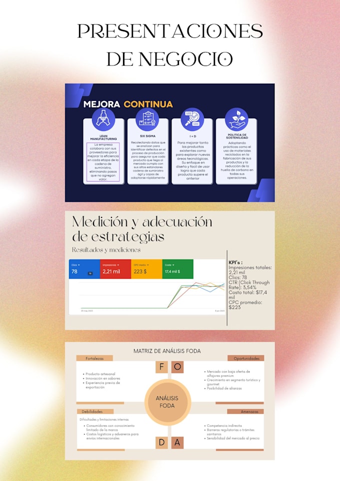 diseños de presentaciones para proyectos