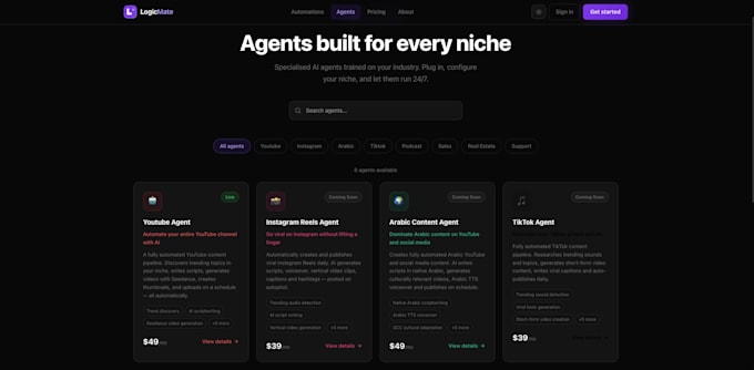 build ai agents and workflow automation to automate your business