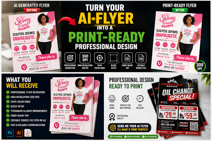 turn your gpt ai flyer into a high quality print ready flyer
