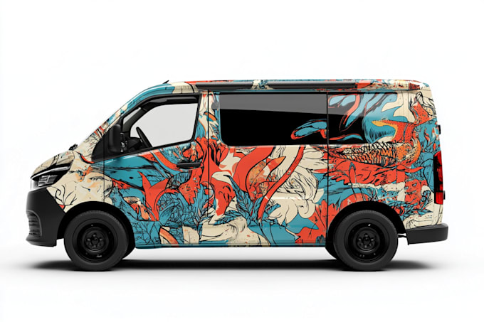 car wrap design, van wrap design