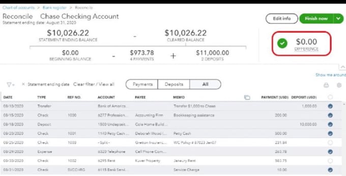 record and cleanup your transactions in quickbooks