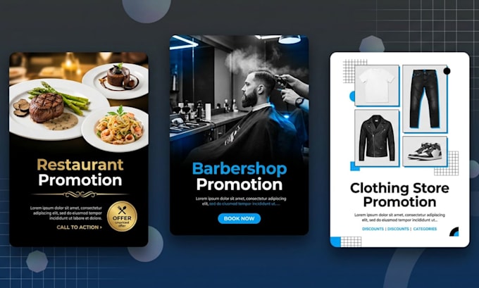 design professional flyers and promotional banners